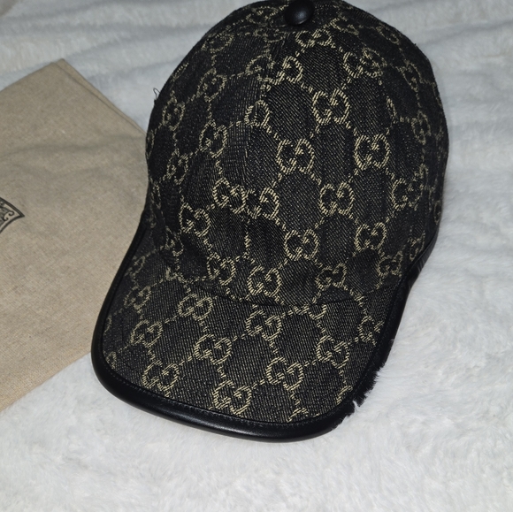 🔥 Gucci GG Denim Baseball Cap Like New! 🔥 - Picture 3 of 11